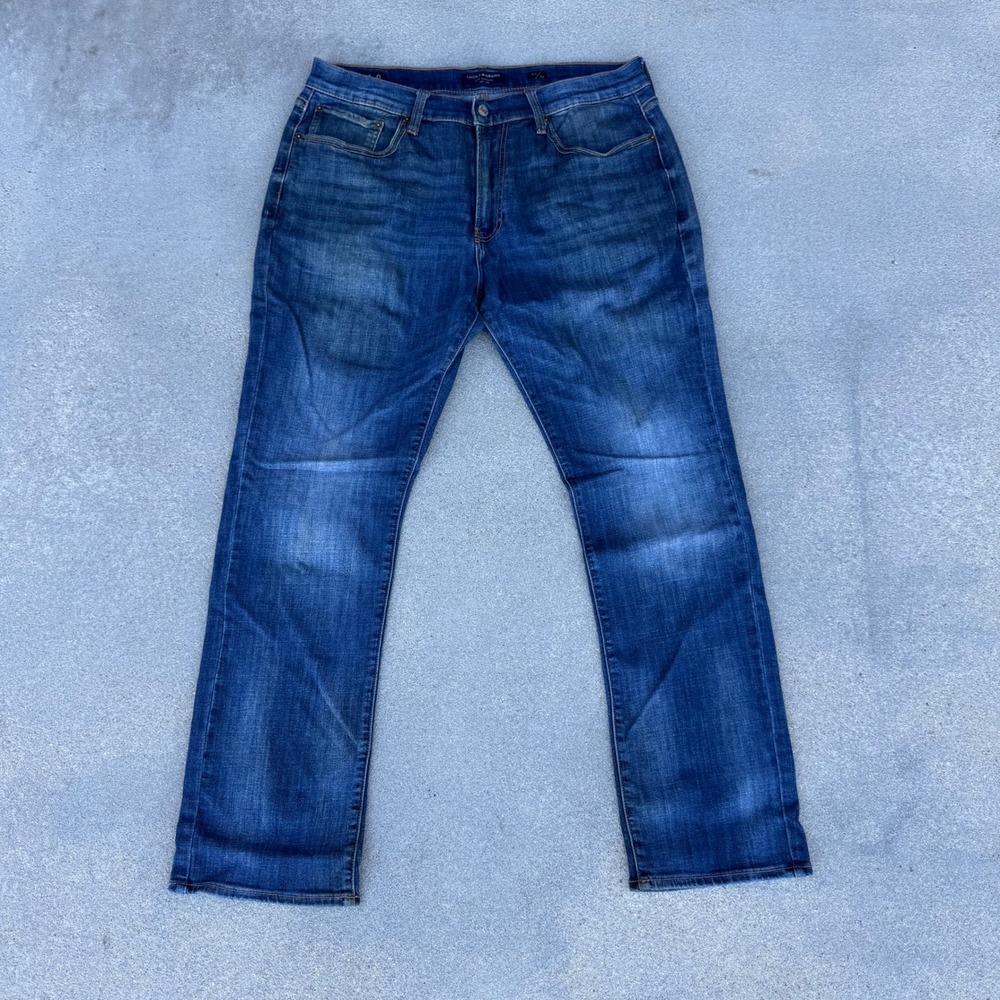 Lucky Brand 410 Athletic Slim Mens Jeans 33x30 Blue Medium Wash Denim